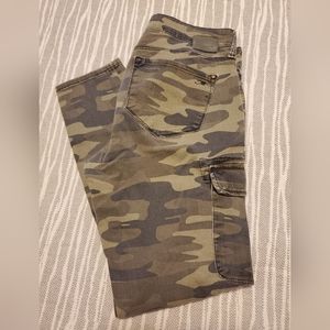 MAVI Juliette Camo Cargo Skinny Jeans